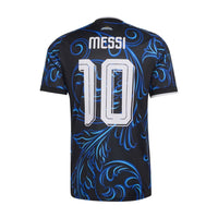 adidas Argentina 2026 Away Messi Jersey Asia Sizing 'Black Lucid Blue' KH3940