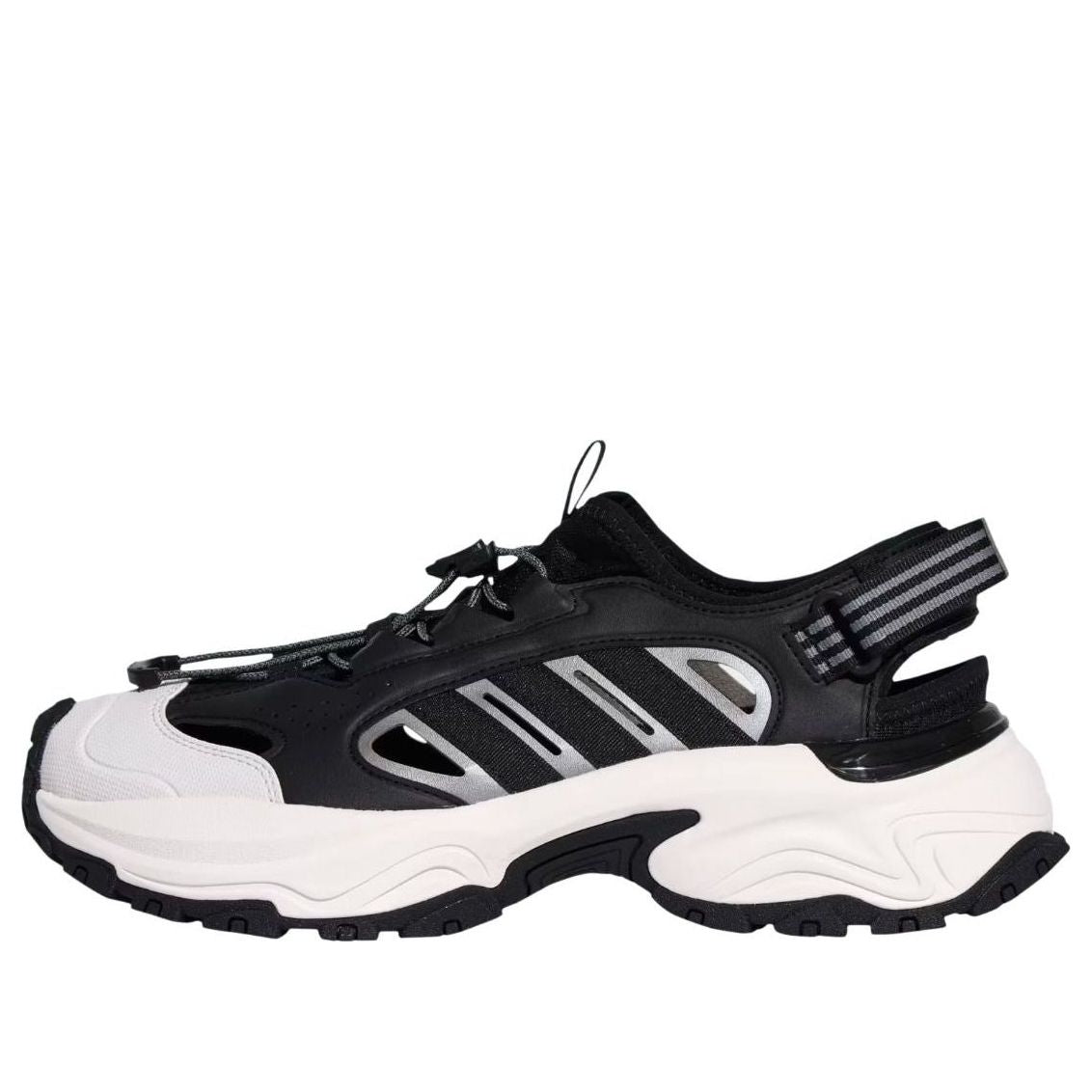 adidas Sneaker Sandal 'Black White Iron Metallic' KH5992
