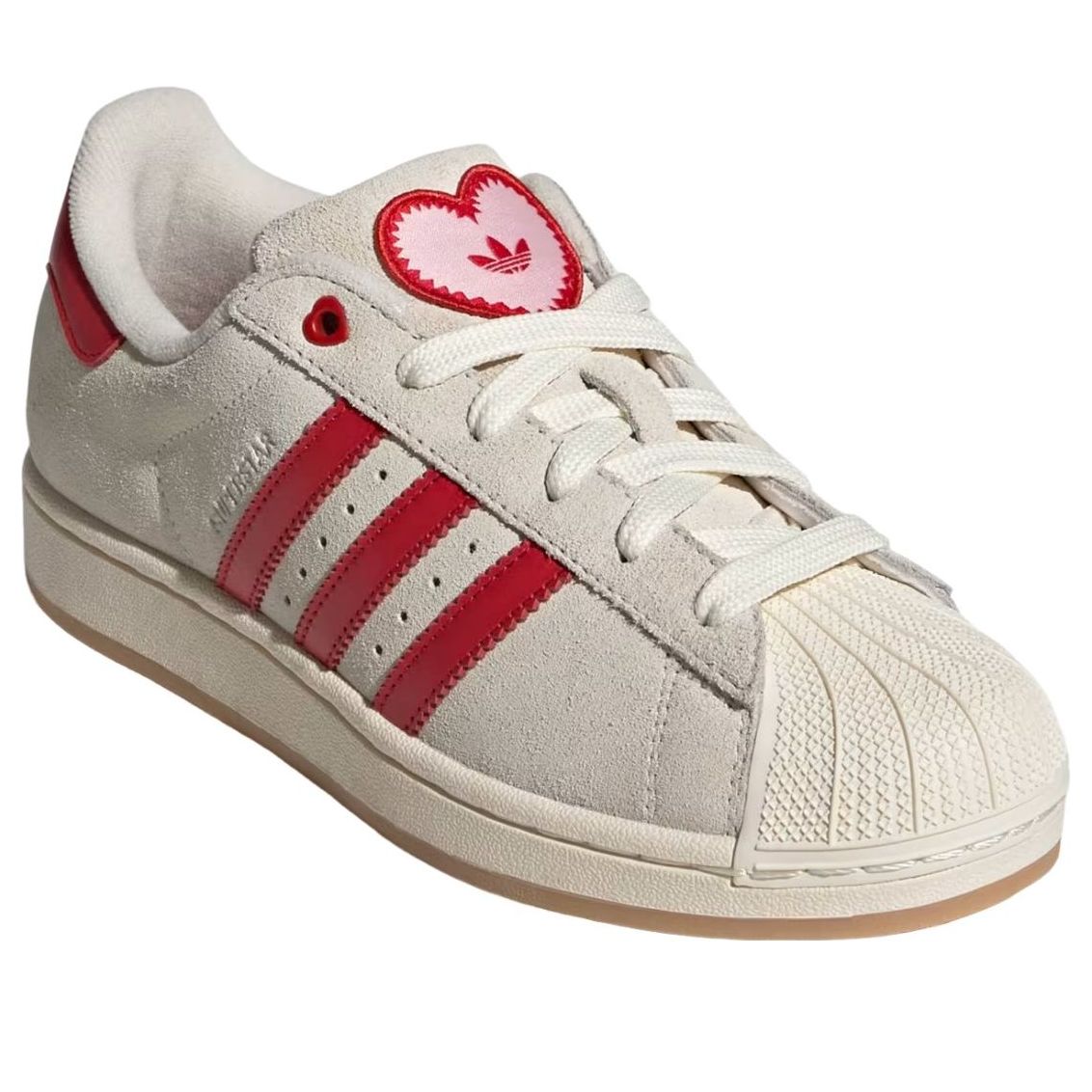 (WMNS) adidas Superstar II 'Cream White Better Scarlet' KH9037