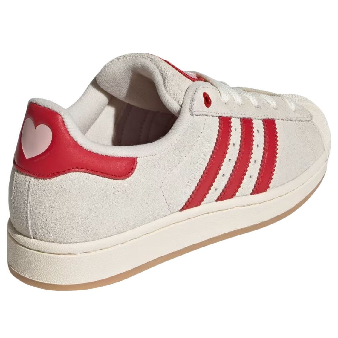 (WMNS) adidas Superstar II 'Cream White Better Scarlet' KH9037