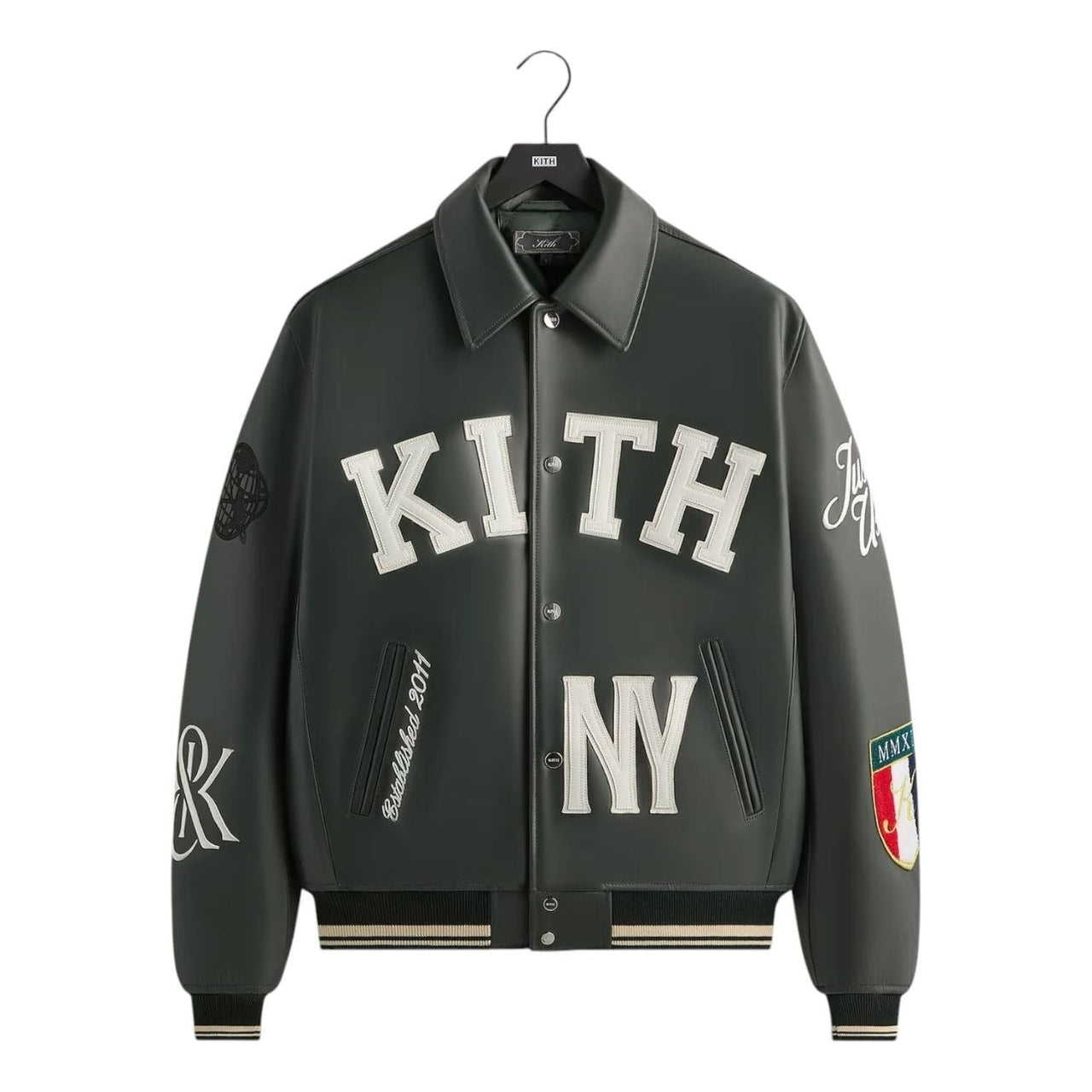 Kith Leather Varsity Jacket 'Stadium' KHM011026-302