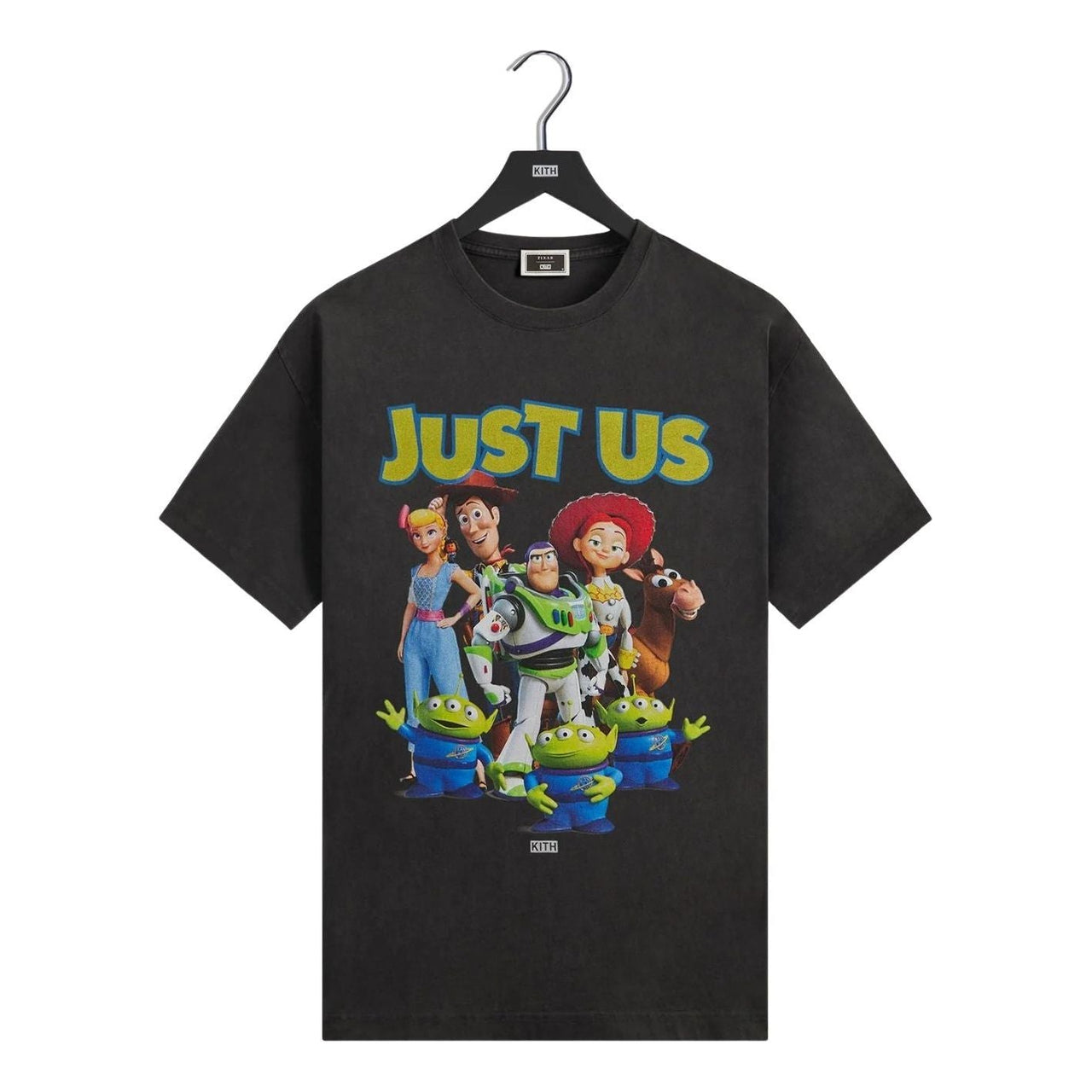 KITH x Disney Pixar Just Us Toy Story Vintage T-Shirt 'Black' KHM034357-001