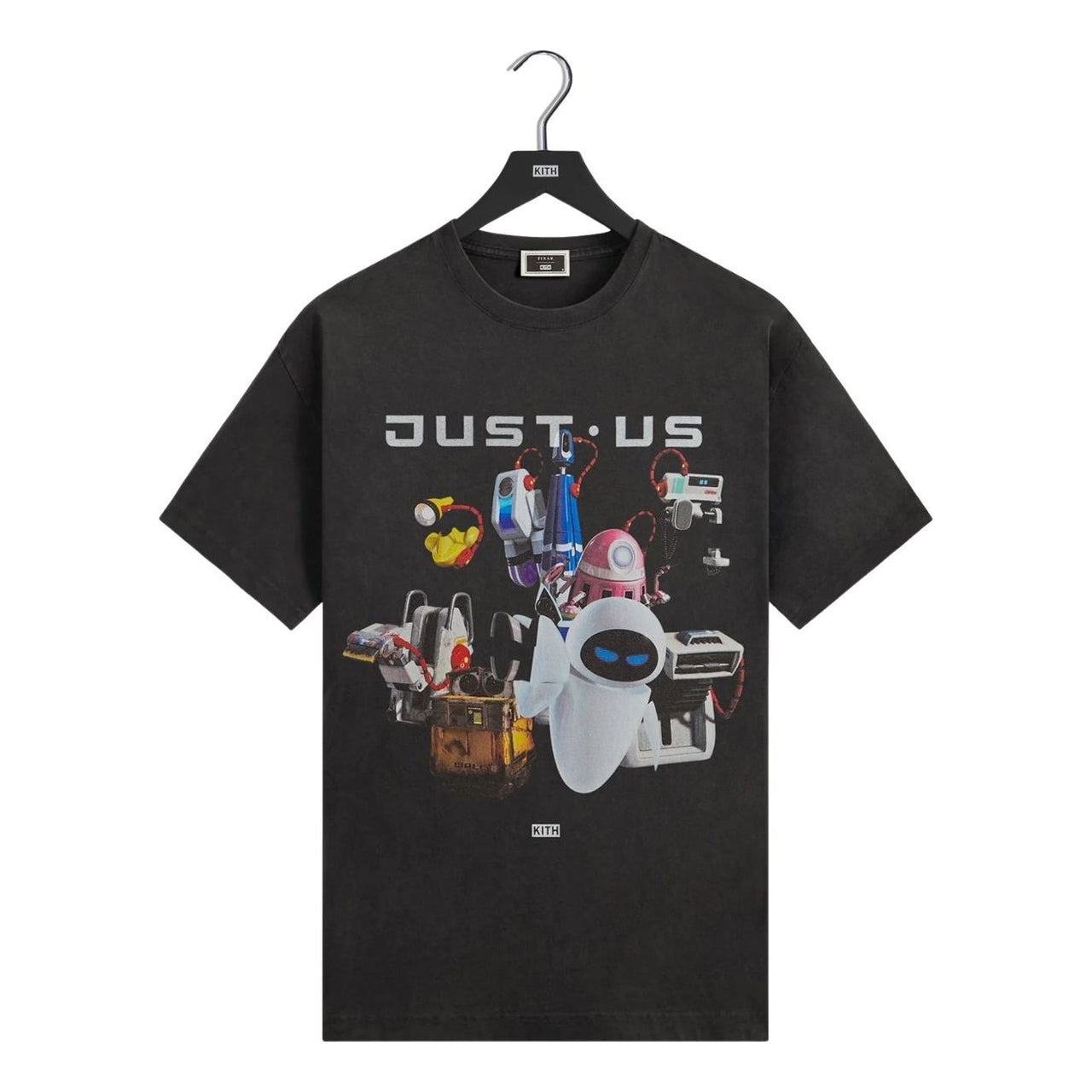 KITH x Disney Pixar WALL-E Just Us Vintage T-Shirt 'Black' KHM034366-001