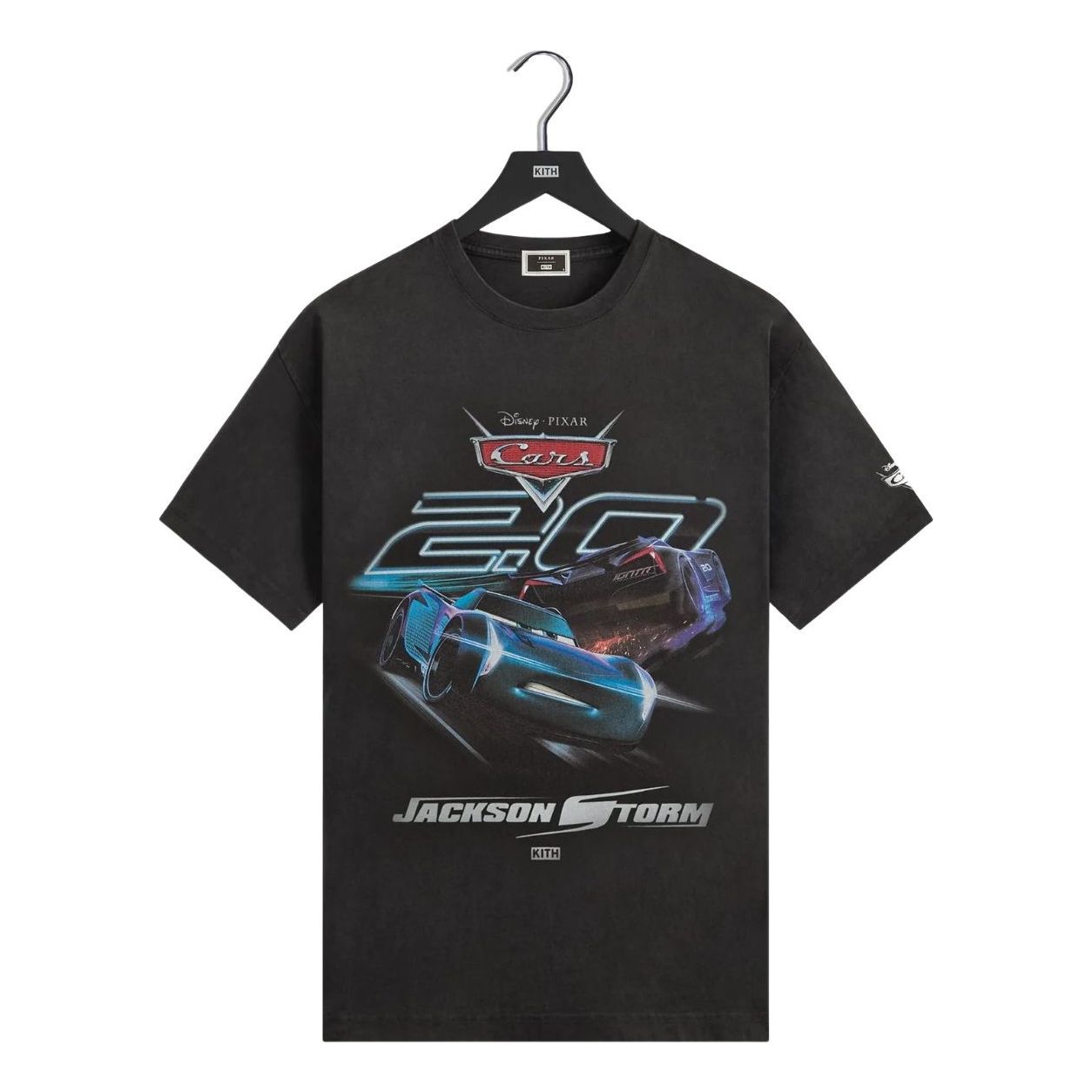 KITH x Disney Pixar Jackson Storm Vintage T-Shirt 'Black' KHM034374-001