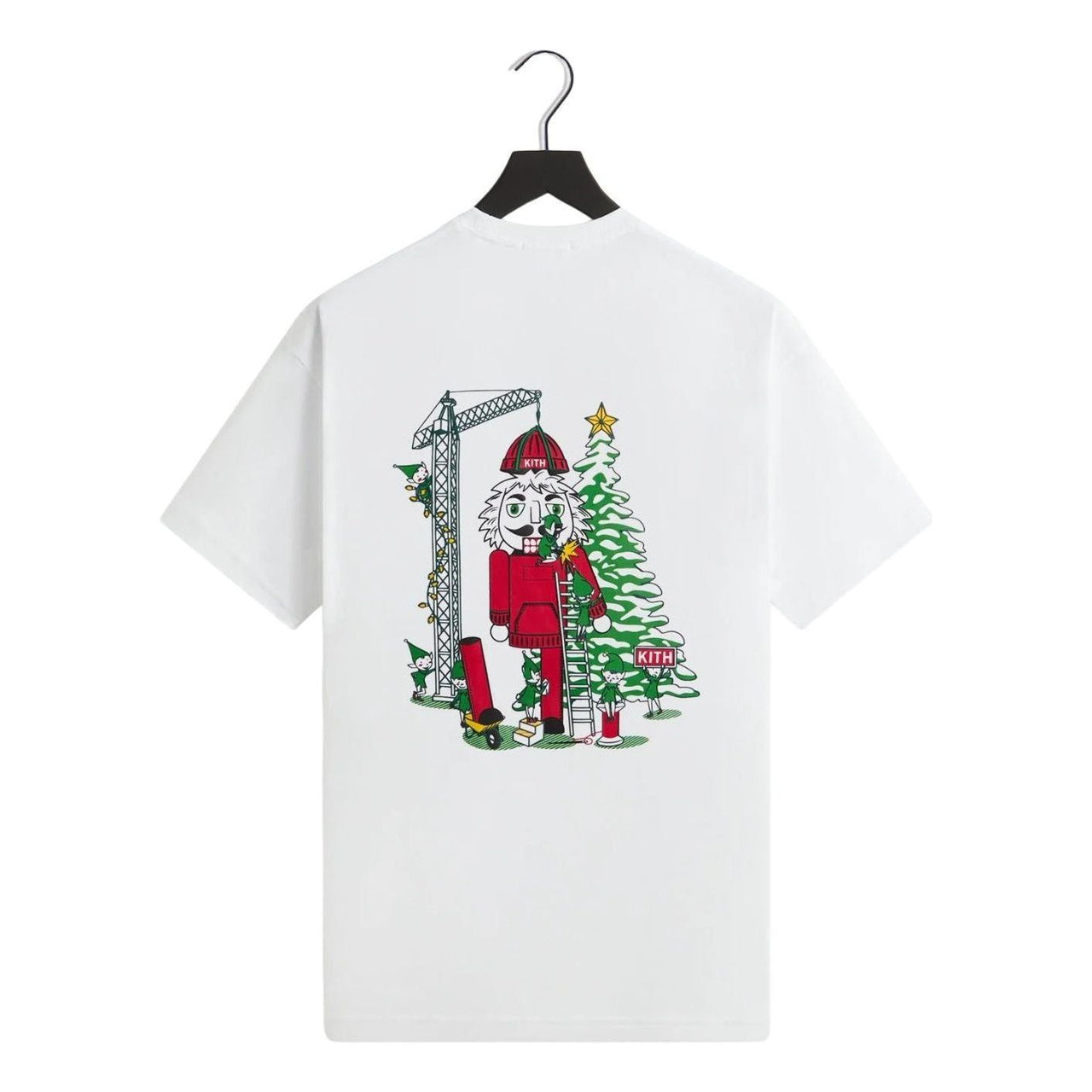 KITH Kithmas 2025 Elf Factory T-Shirt 'White' KHM034410-101