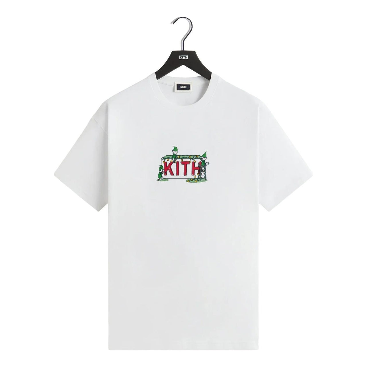 KITH Kithmas 2025 Elf Factory T-Shirt 'White' KHM034410-101