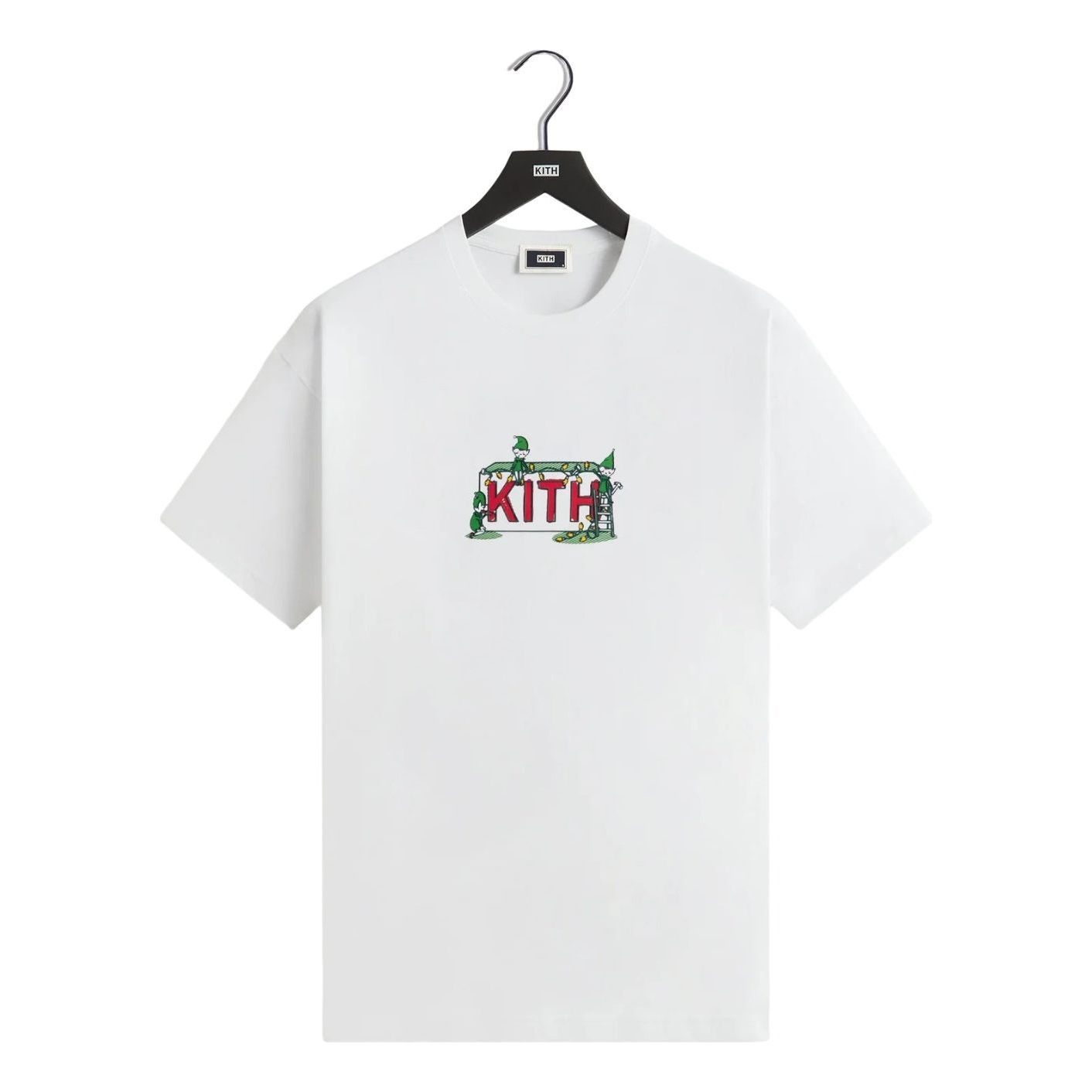 KITH Kithmas 2025 Elf Factory T-Shirt 'White' KHM034410-101