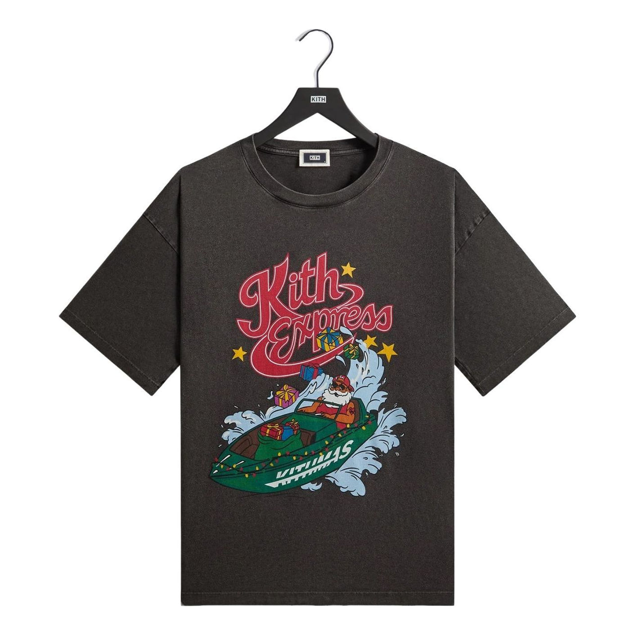 KITH Kithmas 2025 Express Jones Vintage T-Shirt 'Black' KHM034415-001