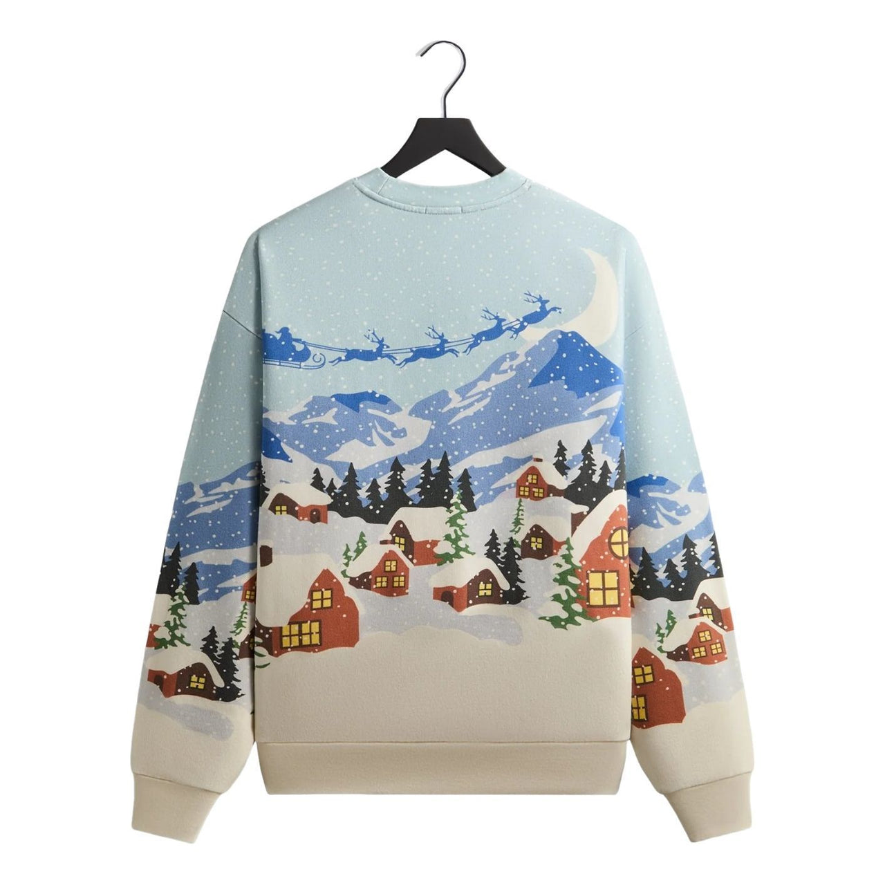 KITH Kithmas 2025 Village Nelson Crewneck 'Summit' KHM034426-408