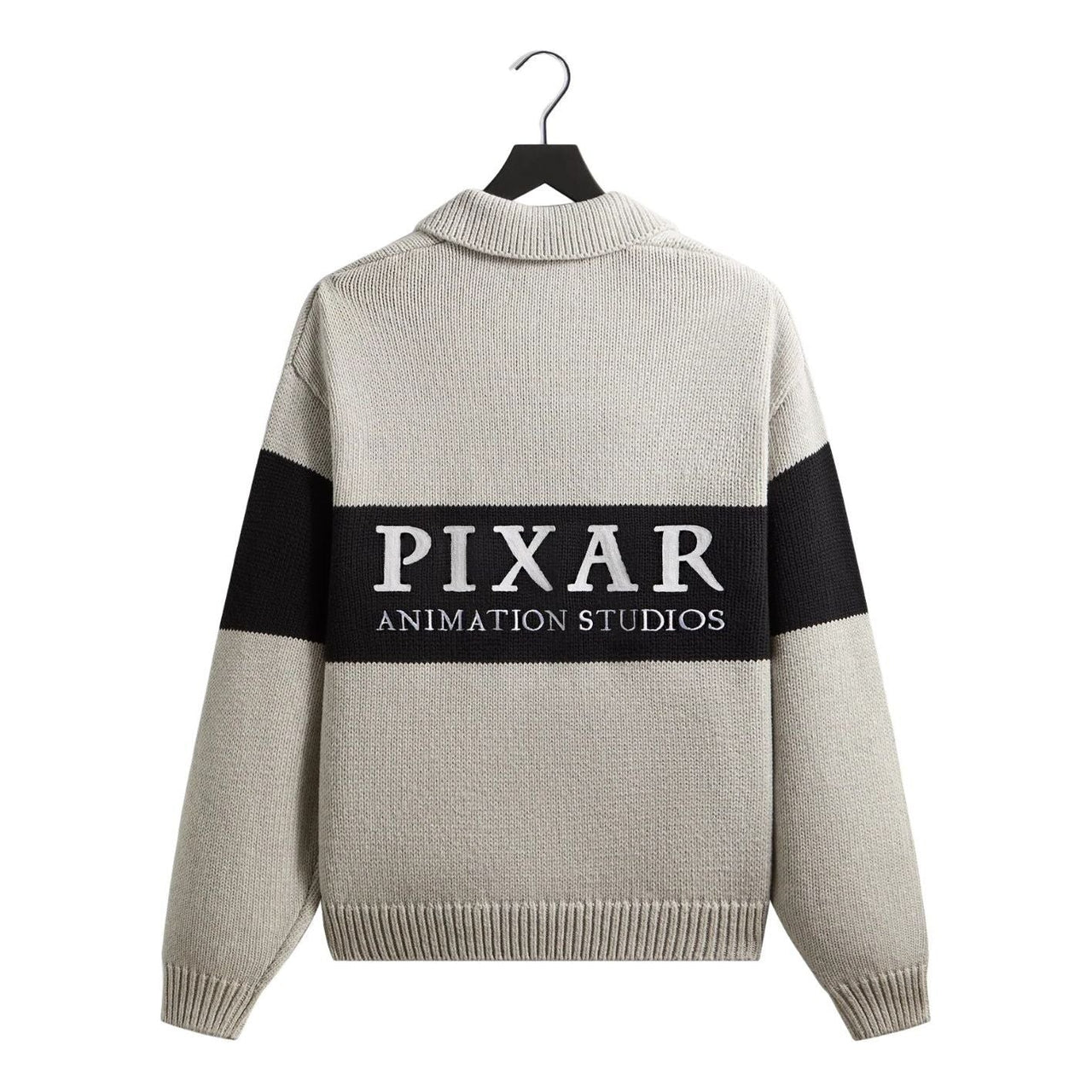KITH x Disney Pixar Nelson Rugby Sweater 'Light Heather Grey' KHM034429-002