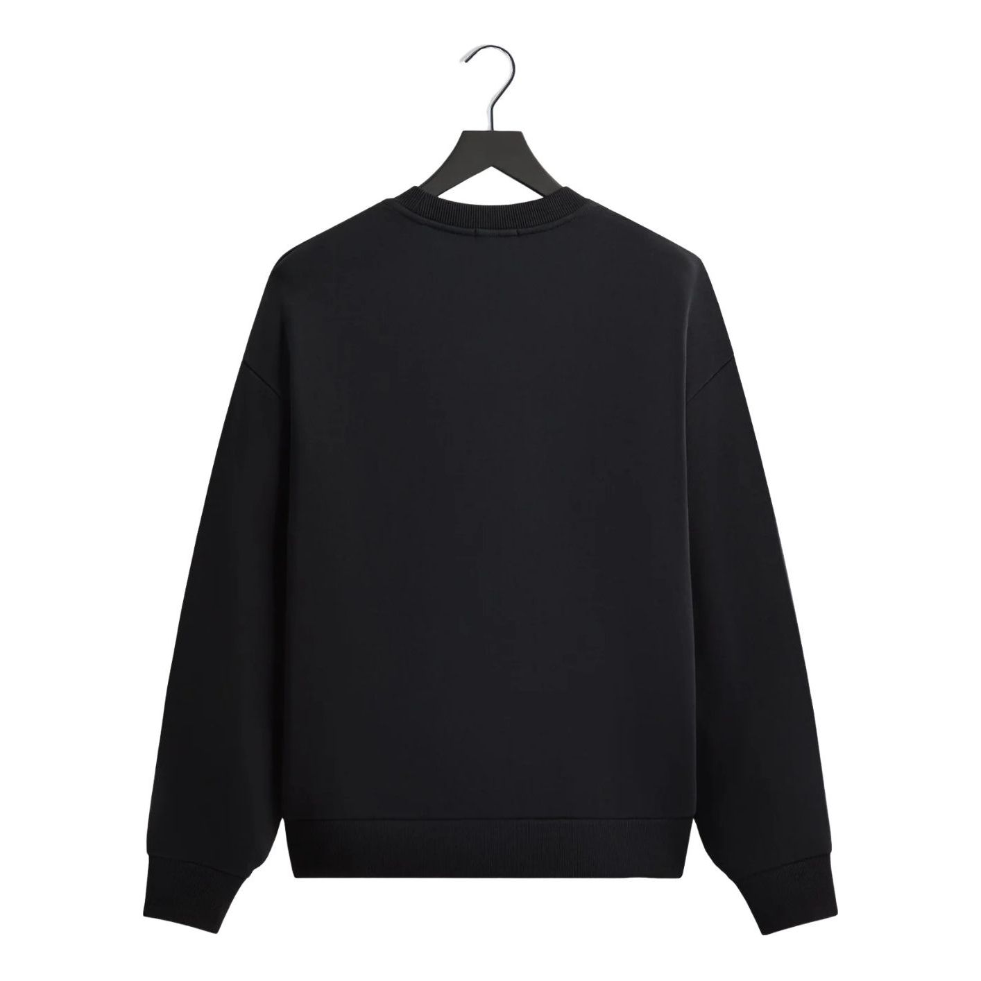 KITH Classic Logo Leopard Applique Nelson Crewneck 'Black' KHM034449-001