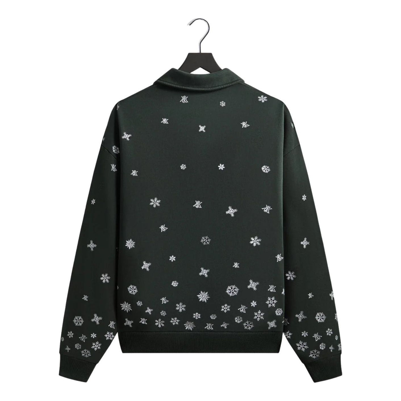 KITH Kithmas 2025 Snowflakes Nelson Rugby Pullover 'Stadium' KHM034510-302