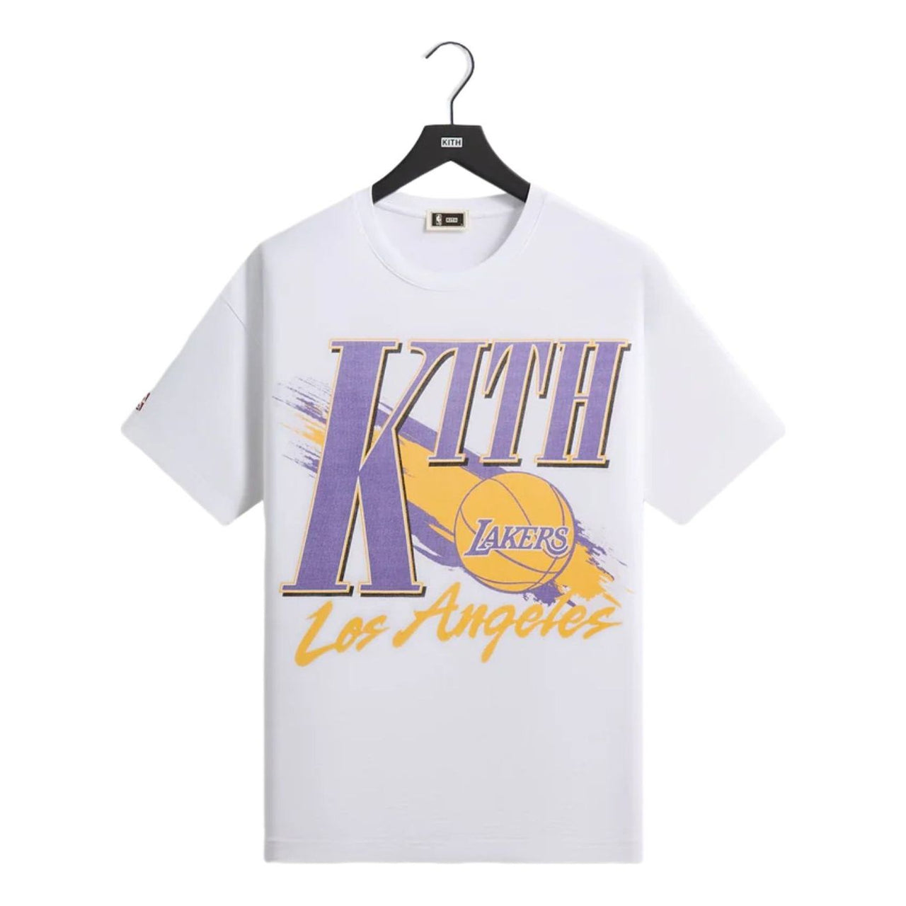 Kith for NBA All-Star Los Angeles Lakers Retro Ball Boxy T-Shirt 'White' KHM034557-101