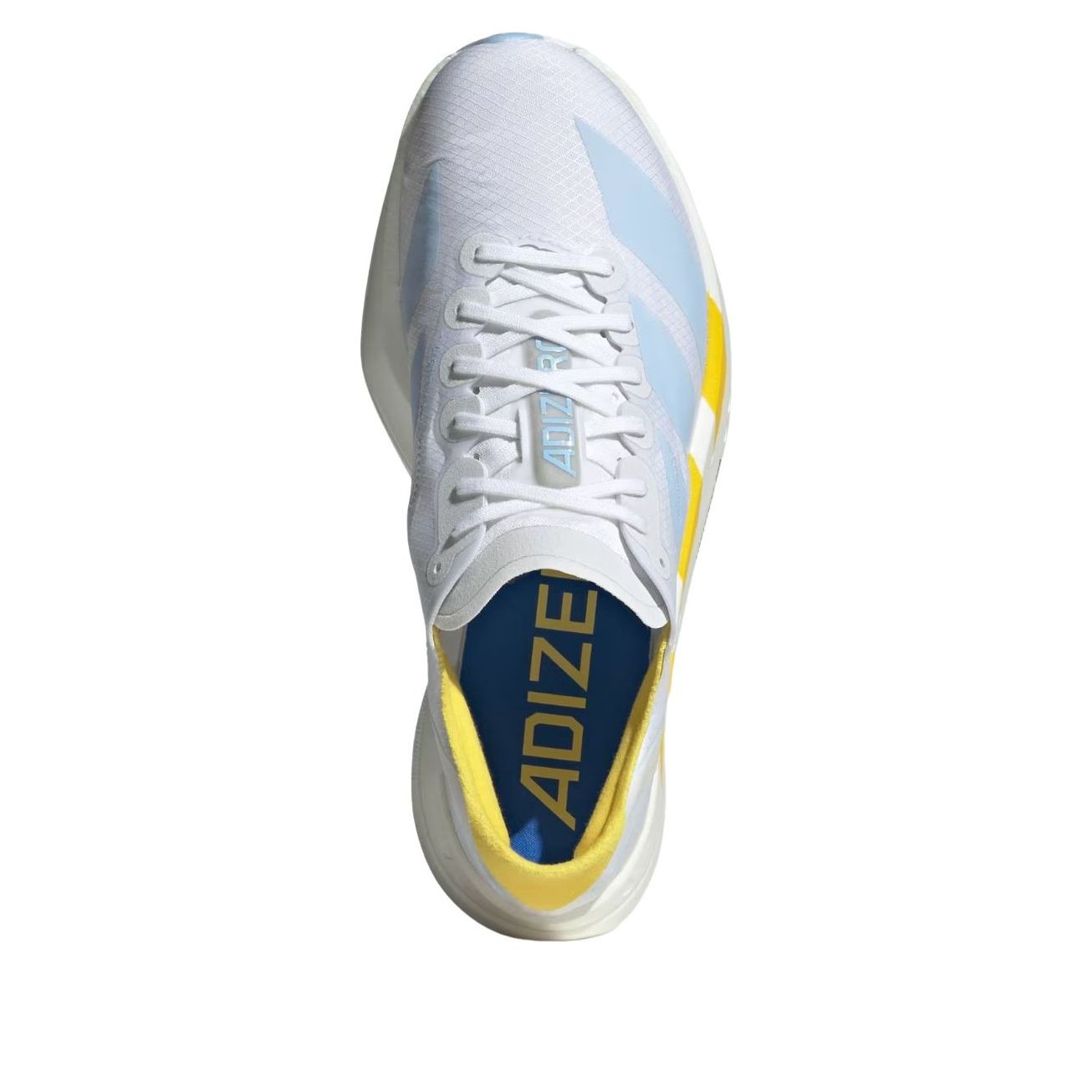 (WMNS) adidas Adizero Adios Pro 4 'White Glow Blue Yellow' KI9387