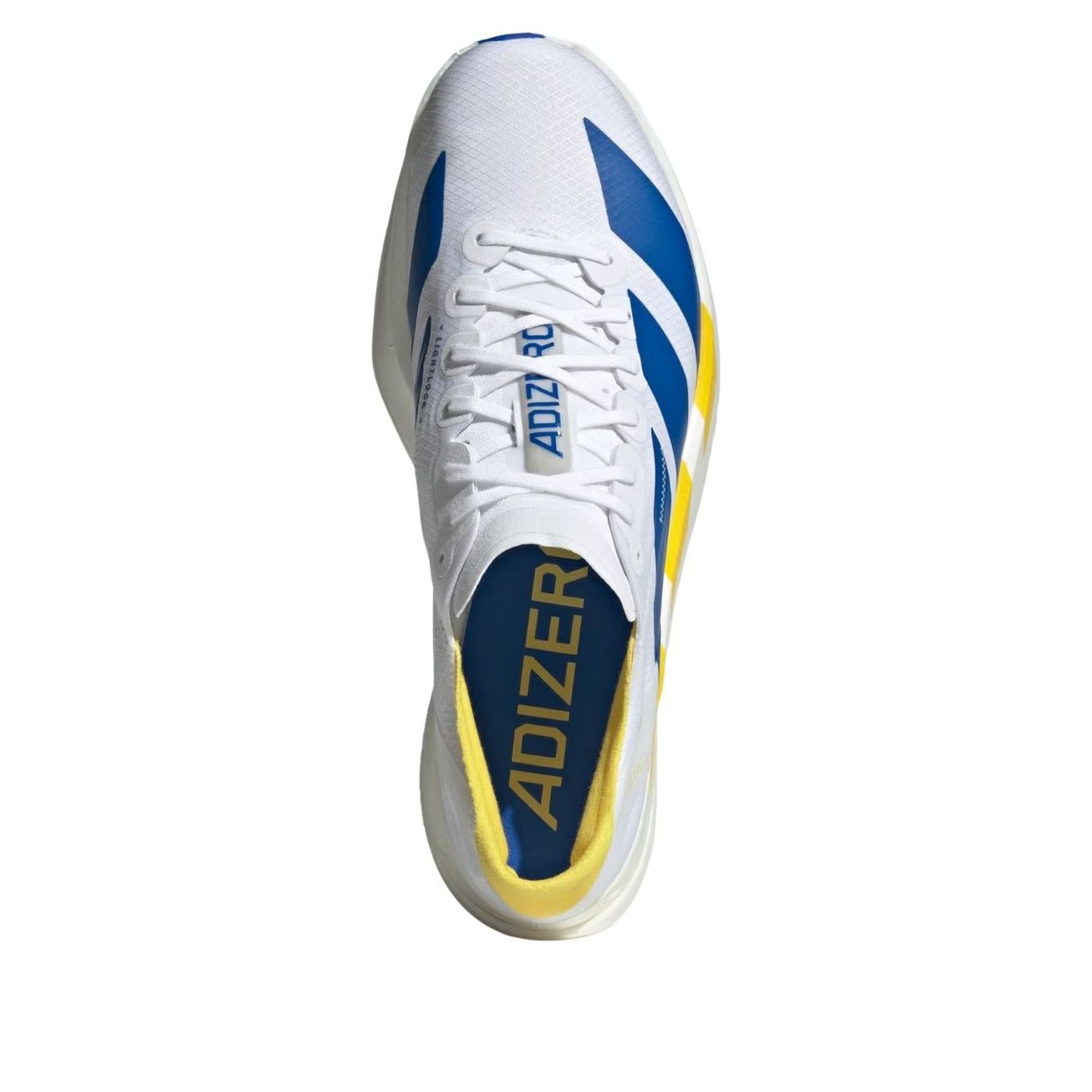adidas Adizero Adios Pro 4 'White Blue Yellow' KI9388