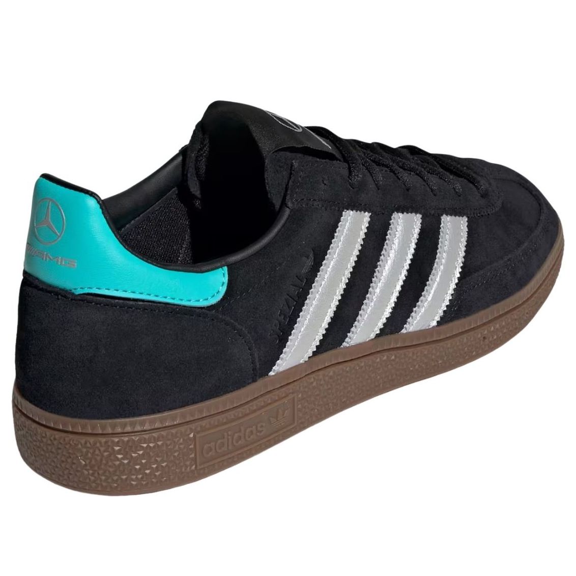 adidas Handball Spezial Mercedes 'Black Silver Gum'  KJ1185