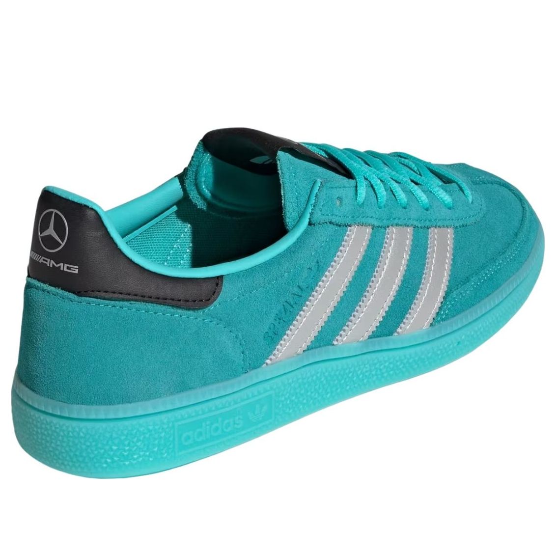 adidas Handball Spezial Mercedes 'Semi Mint Rush Silver'  KJ1186