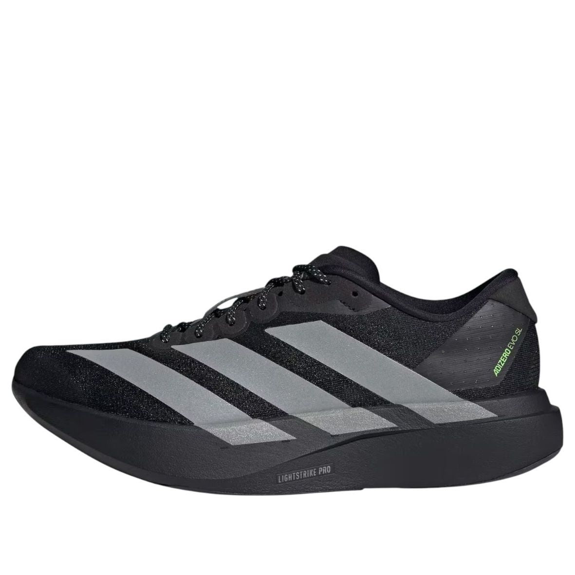 adidas Adizero Evo SL 'Black Silver Metallic Signal Green' KJ1365