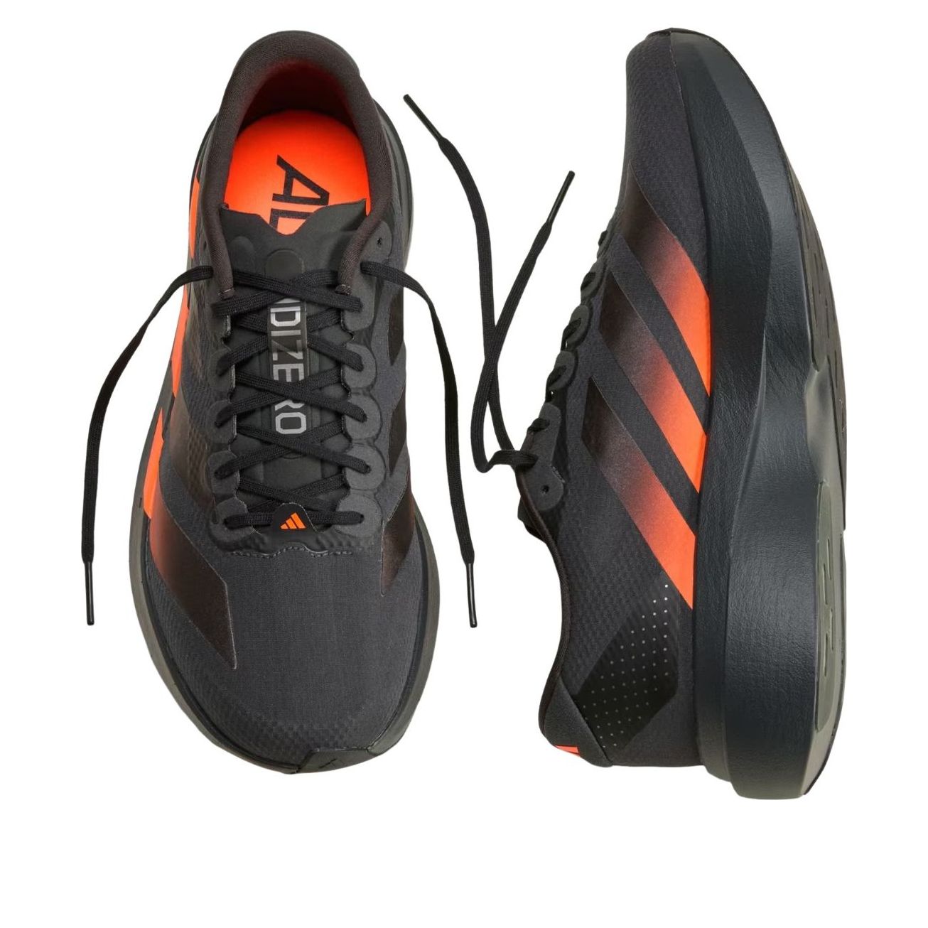 adidas Adizero Evo SL Woven 'Carbon Black Lucid Orange' KJ1995