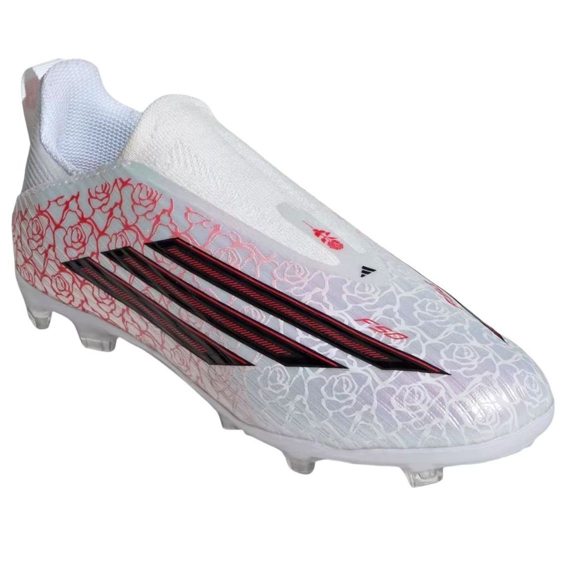(PS) adidas F50 League Laceless FG 'White Black Lucid Red' KJ3780