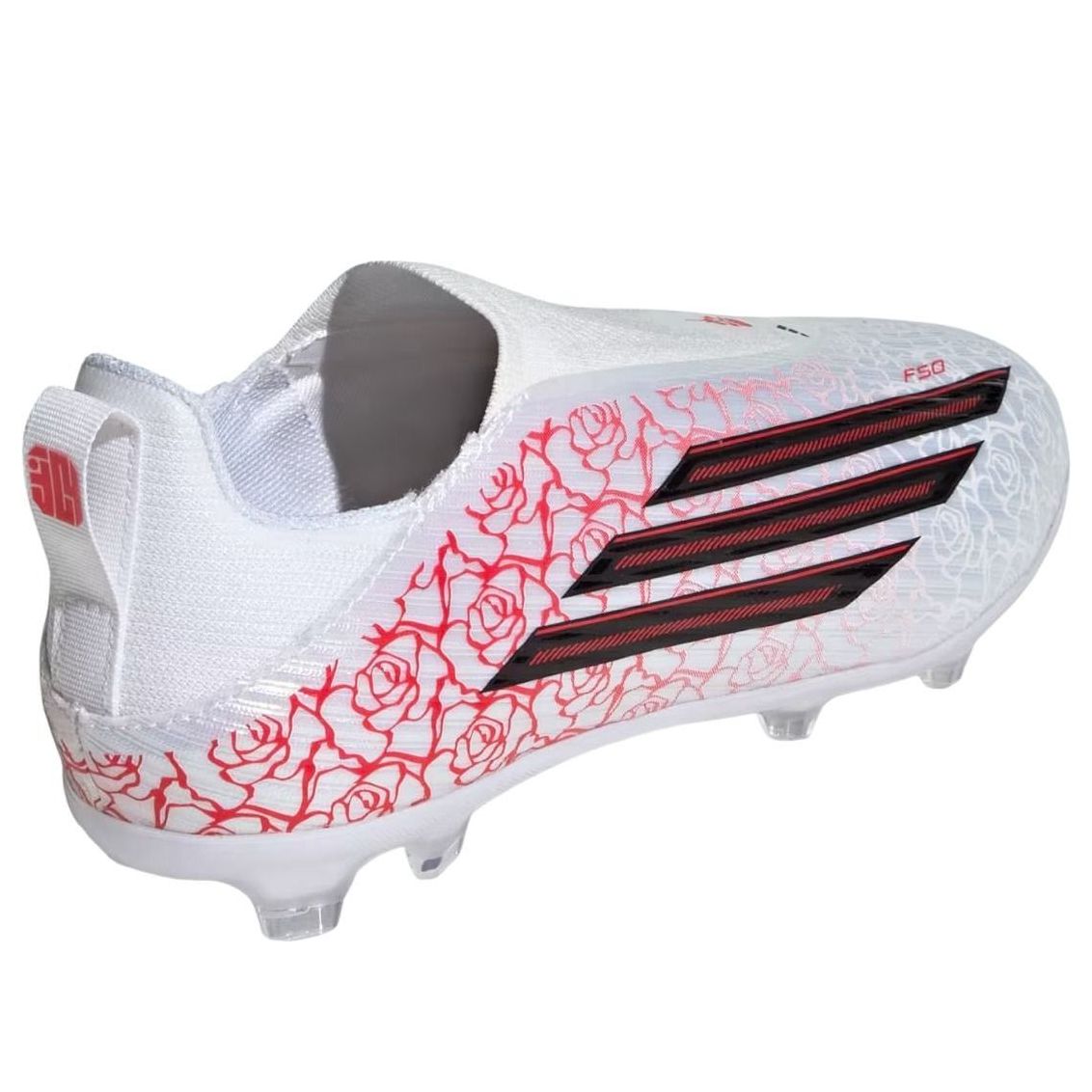 (PS) adidas F50 League Laceless FG 'White Black Lucid Red' KJ3780