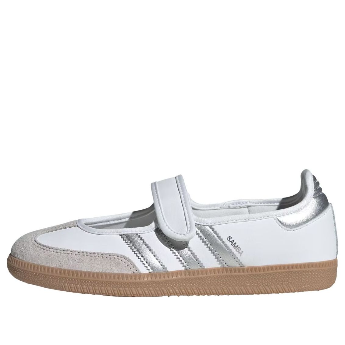 (WMNS) adidas Samba Jane 'White Silver Metallic' KJ3785