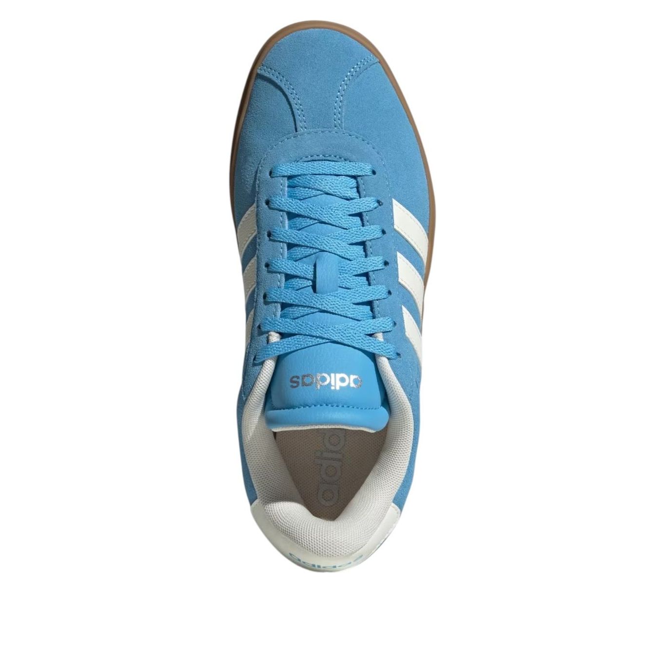 (WMNS) adidas VL Court Bold 'Semi Blue Burst Gum'  KJ6855