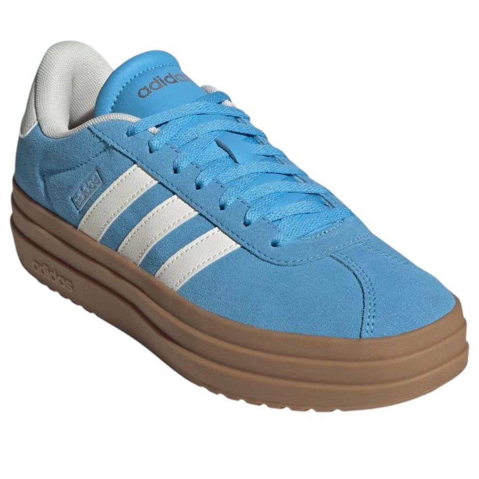 (WMNS) adidas VL Court Bold 'Semi Blue Burst Gum'  KJ6855