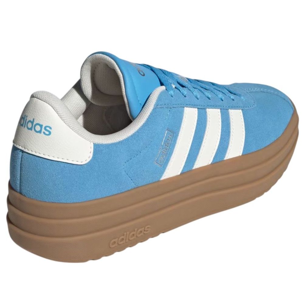 (WMNS) adidas VL Court Bold 'Semi Blue Burst Gum'  KJ6855