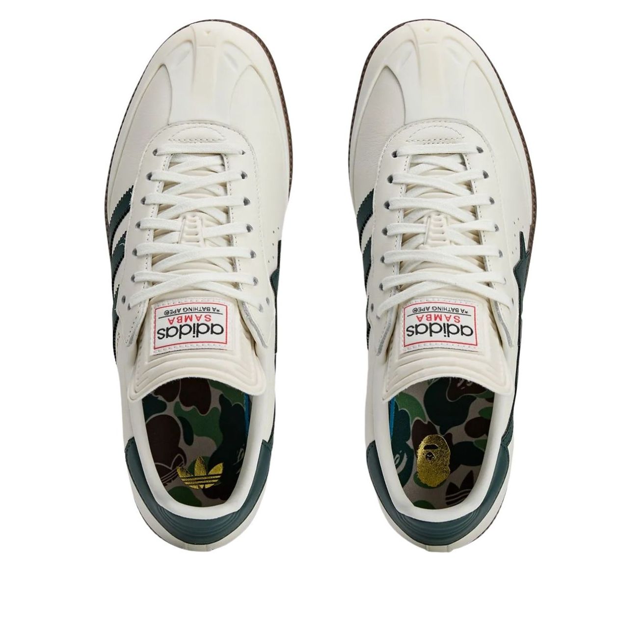 adidas x A Bathing Ape Samba 'White Forest' KJ8852