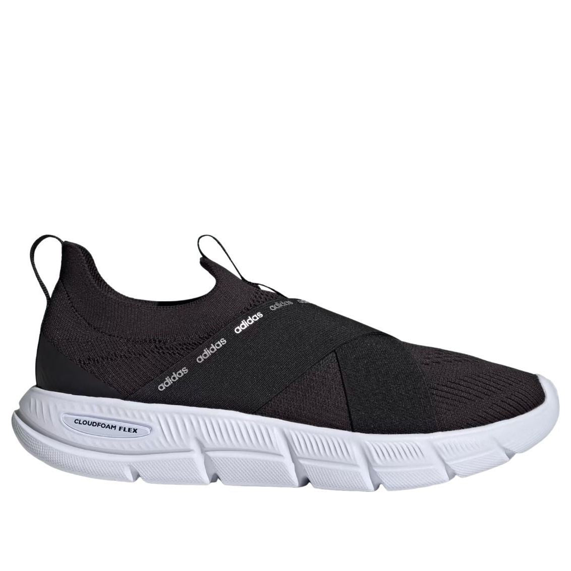 (WMNS) adidas Cloudfoam Flex Adapt 'Black Silver Metallic' KK0380