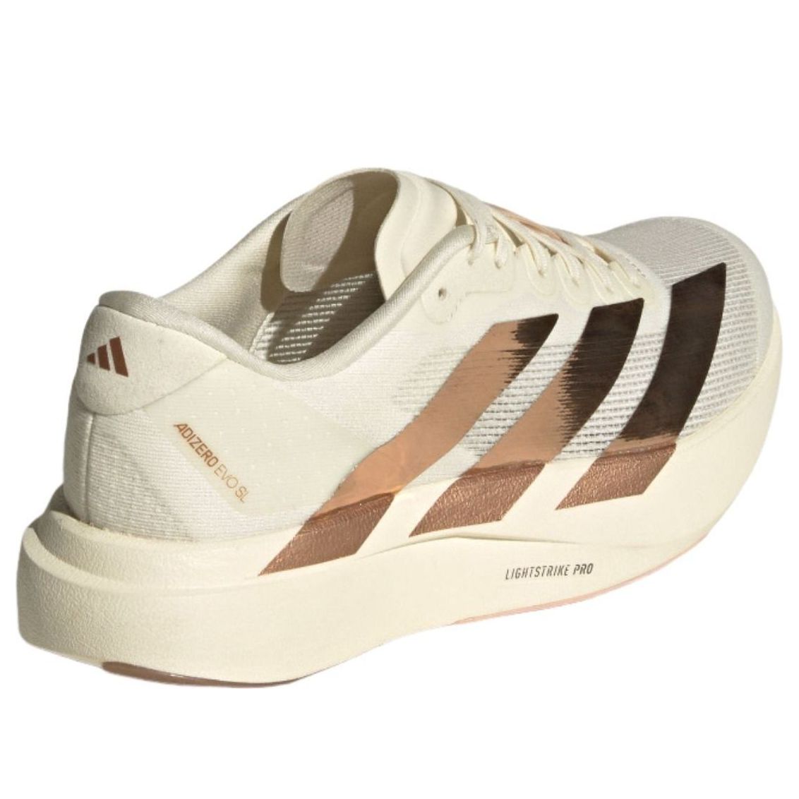 (WMNS) adidas Adizero Evo SL 'Metallic Stripes Off White Copper' KK1950