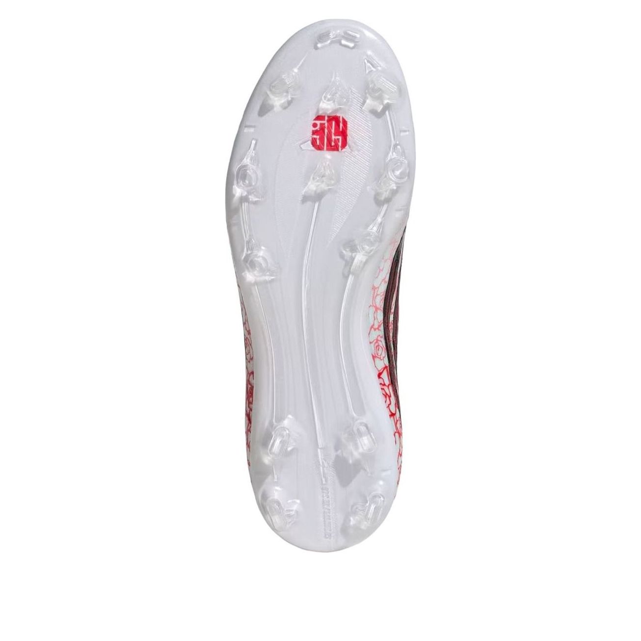 (PS) adidas F50 Elite Laceless FG 'White Black Lucid Red' KK3631