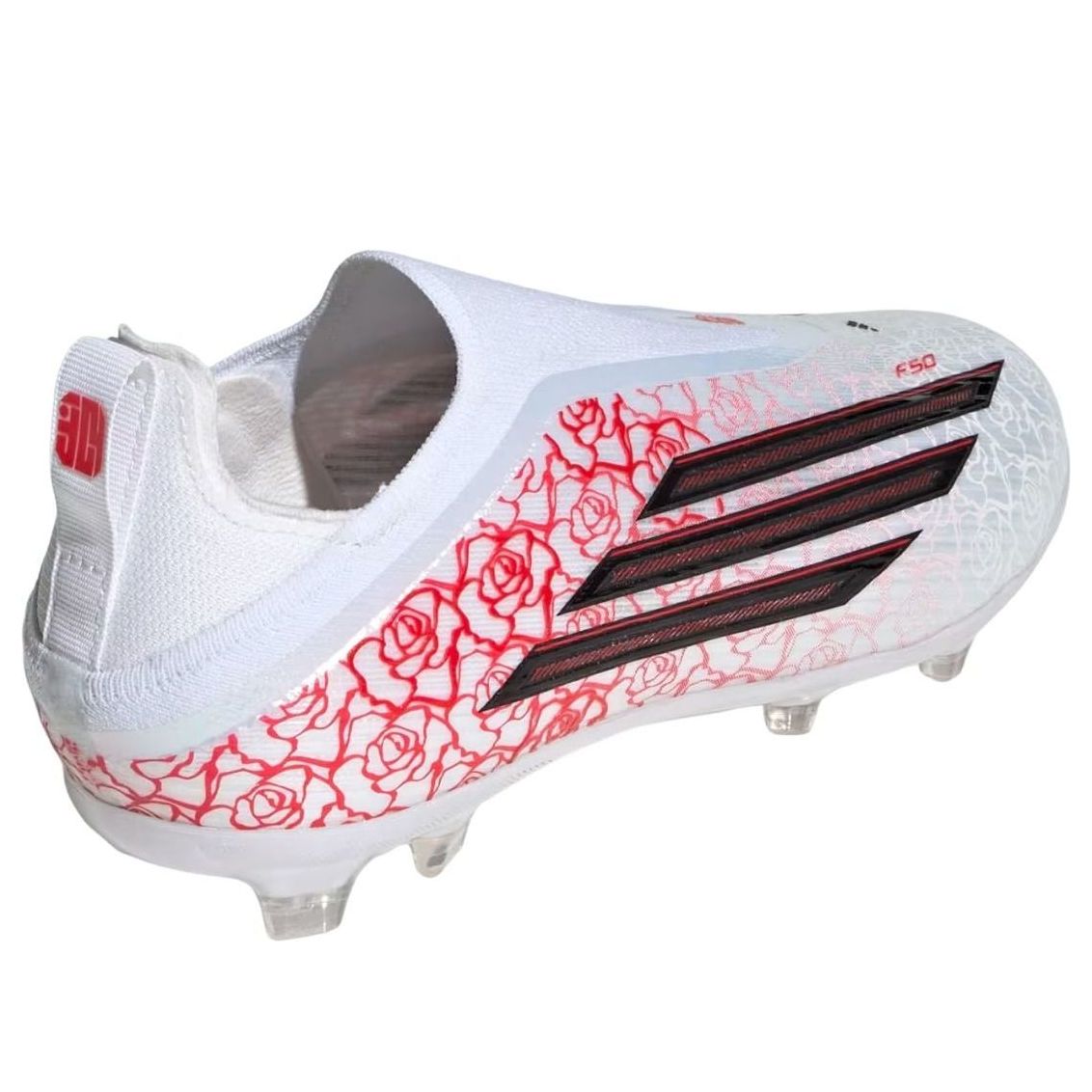 (PS) adidas F50 Elite Laceless FG 'White Black Lucid Red' KK3631