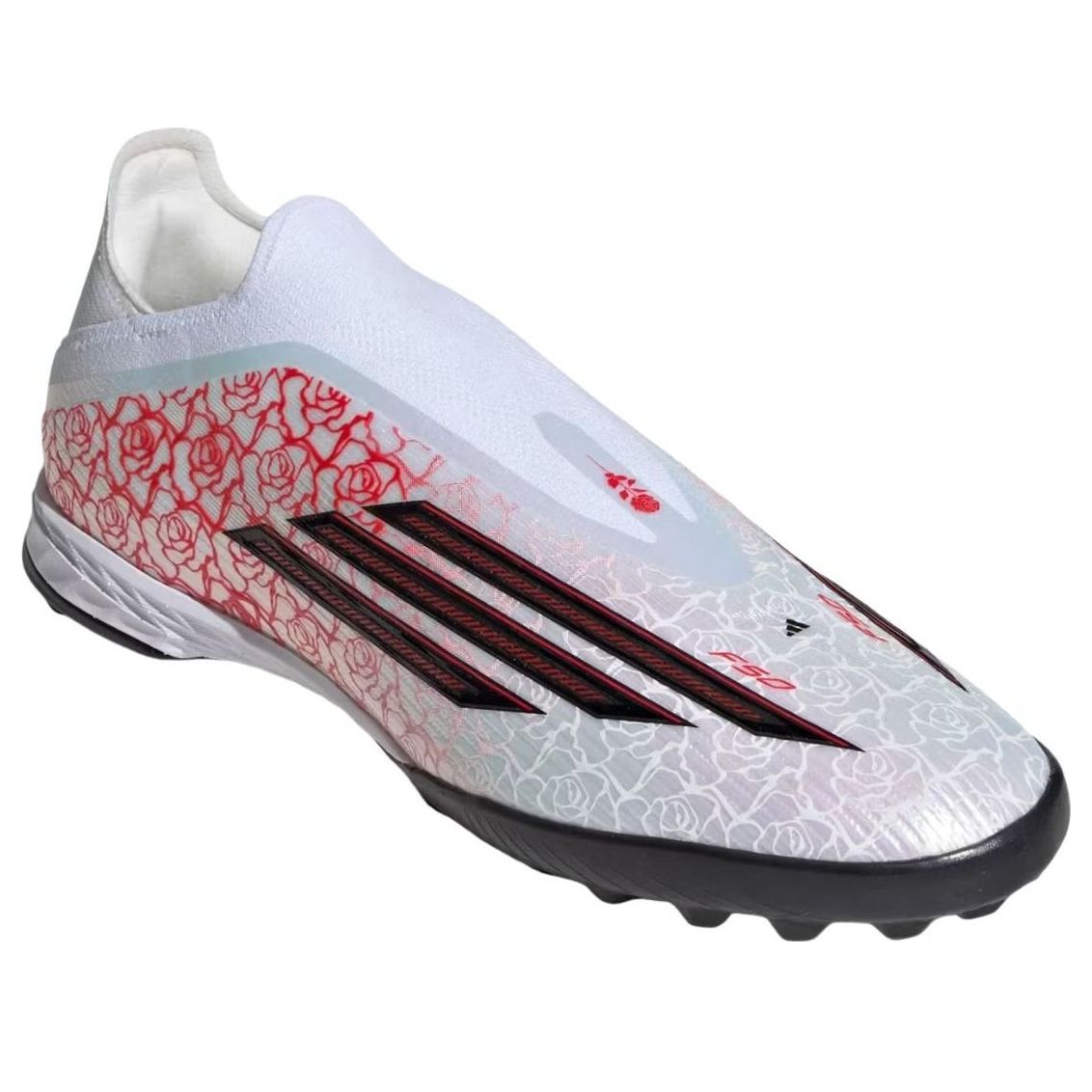adidas F50 Pro Laceless Turf 'White Black Lucid Red' KK4239