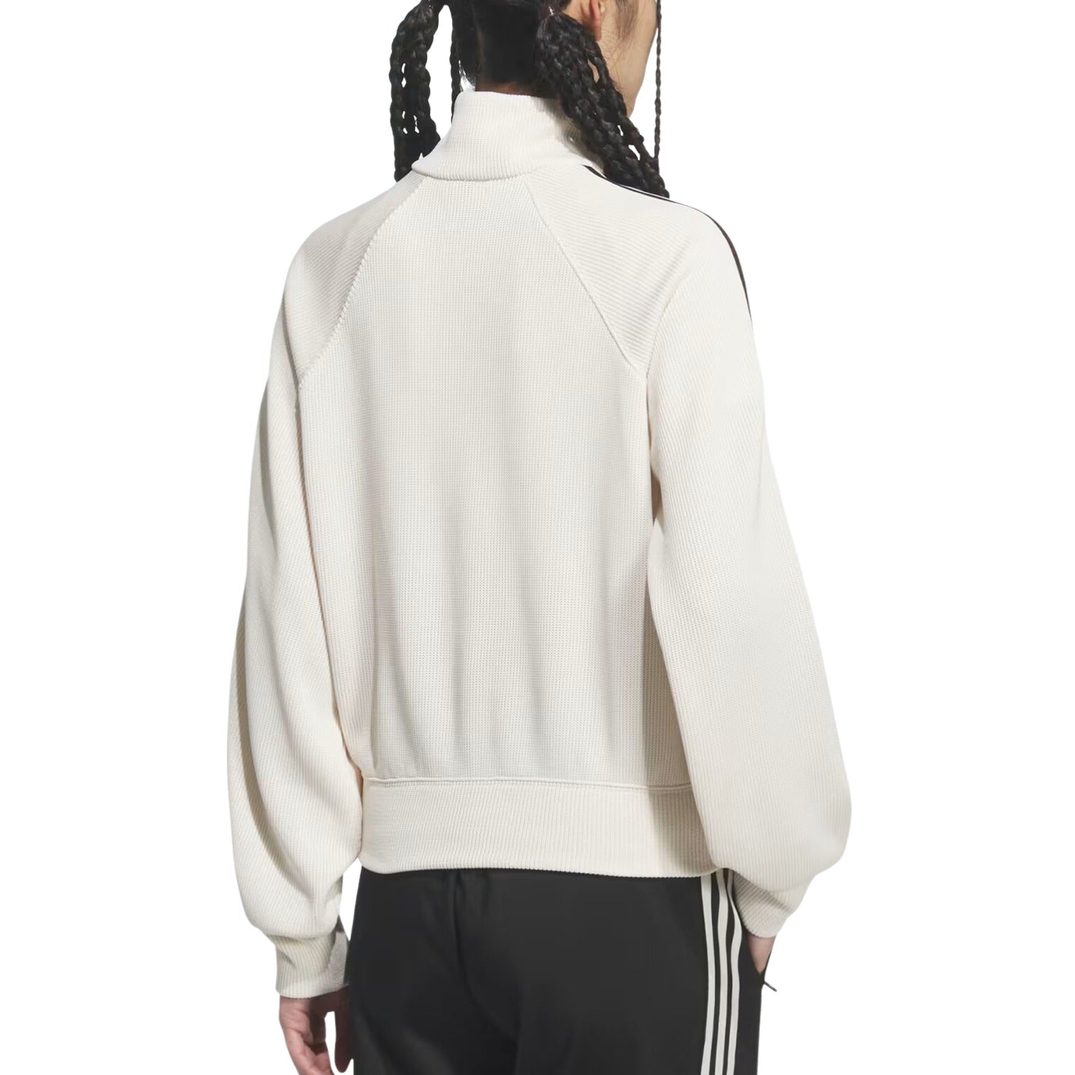 (WMNS) adidas Knit Balloon Track Top 'Wonder White' KQ5490