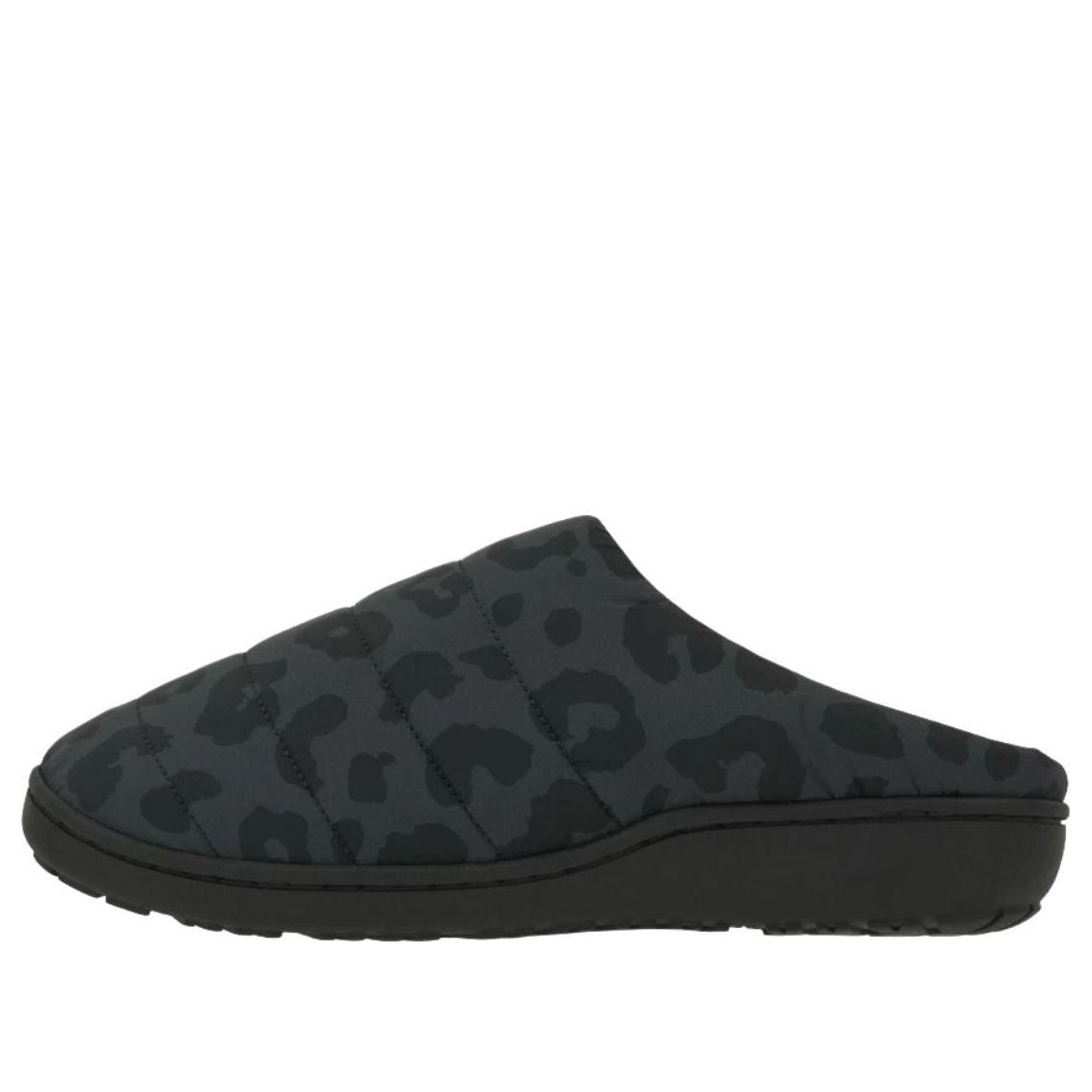 SUBU Down Sandals 'Leopard Charcoal' KR-12