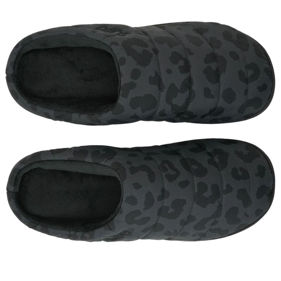 SUBU Down Sandals 'Leopard Charcoal' KR-12