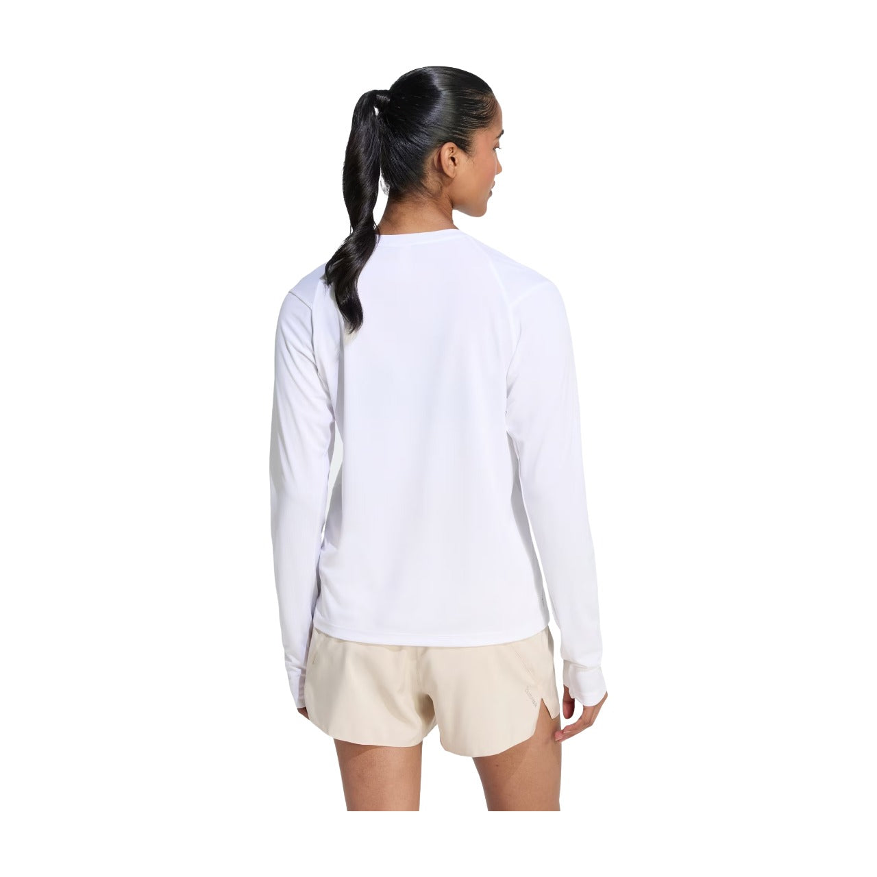 (WMNS) adidas ADI365 Running Climacool Iconic Long Sleeve Top 'White' KR8317