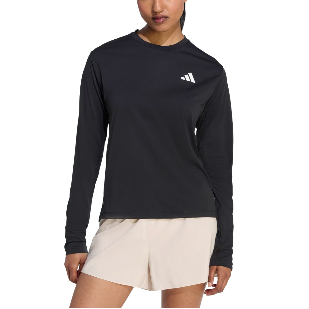 (WMNS) adidas ADI365 Running Climacool Iconic Long Sleeve Top 'Black' KR8320