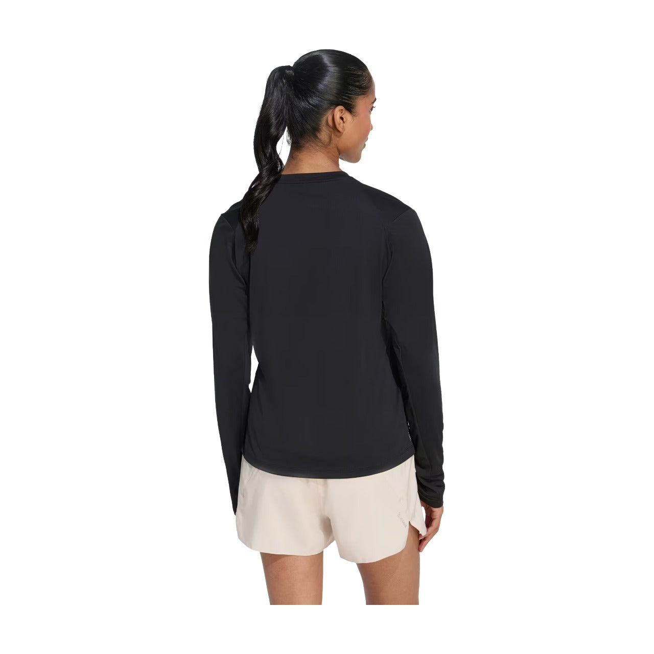 (WMNS) adidas ADI365 Running Climacool Iconic Long Sleeve Top 'Black' KR8320