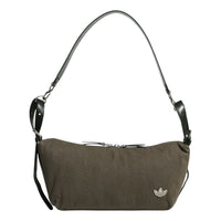 (WMNS) adidas Buckle Crossbody Bag with Cotton 'Cargo Brown Black' KT0864