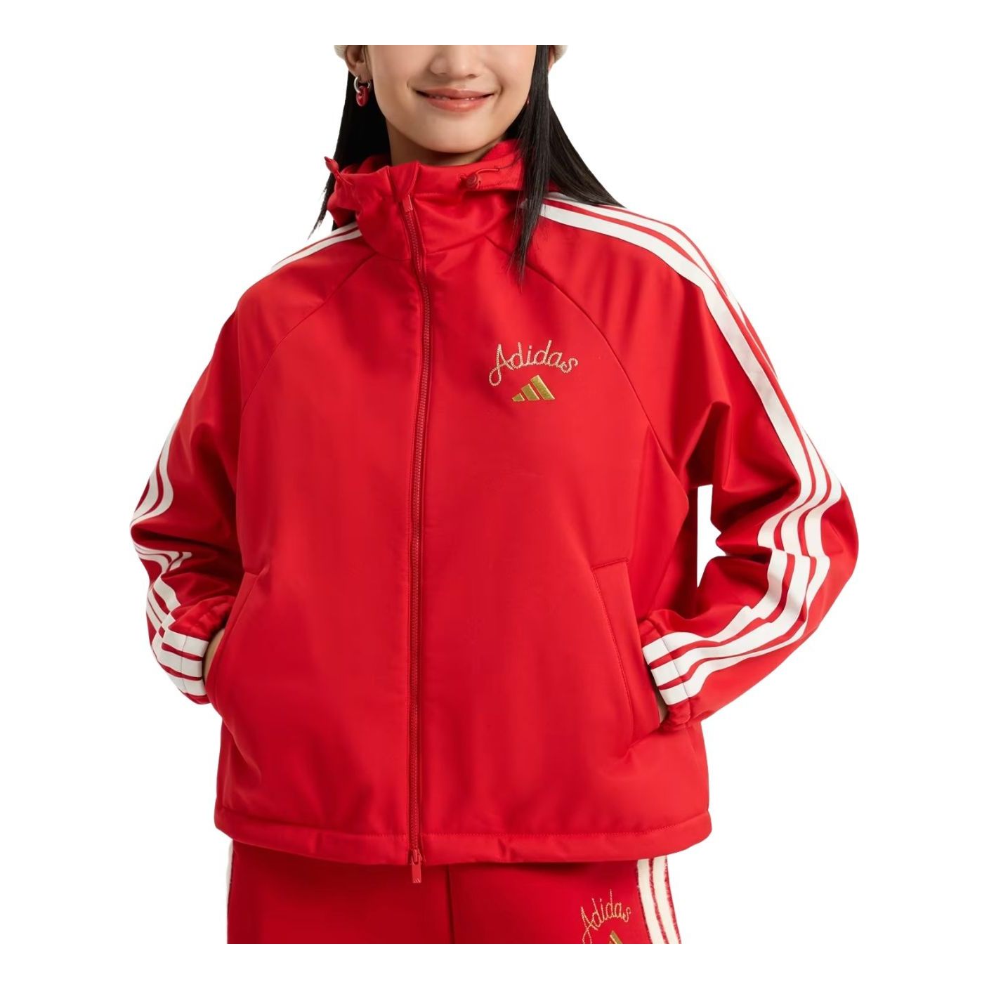 (WMNS) adidas New York Rangers NYR Softshell Jacket Asia Sizing 'CNY' KU8972