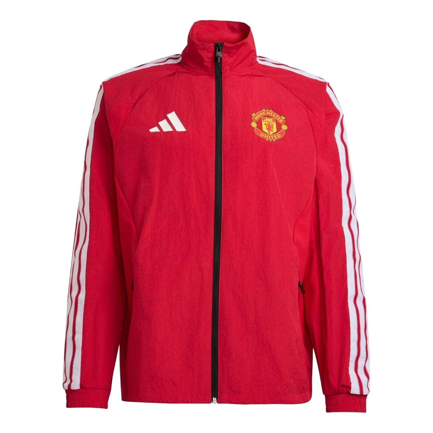 adidas Manchester United Home Anthem Jacket Asia Sizing 'MUFC Red' KV6731