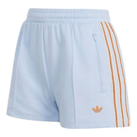 (WMNS) adidas Summer Glow Shorts Asia Sizing 'Crystal Sky' KY3166