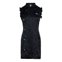 (WMNS) adidas New Chinese Dress Asia Sizing 'Black Mint' KY5753