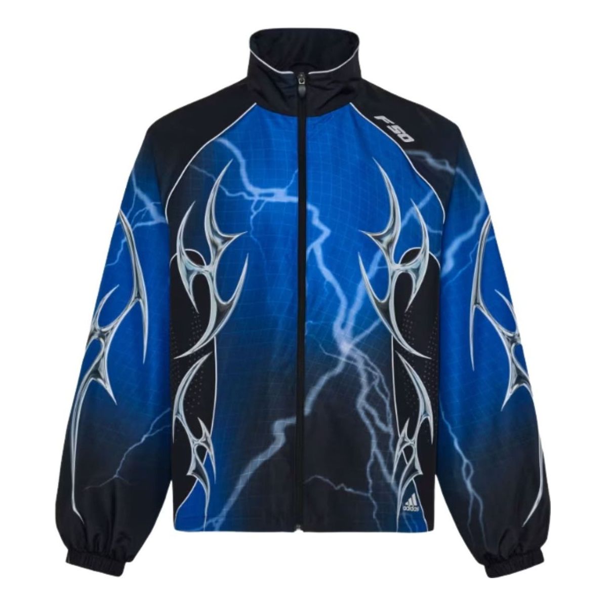 adidas F50 Track Top U Asia Sizing 'Black Royal Blue' KY5779