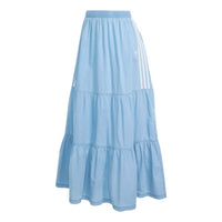 (WMNS) adidas Summer Glow Denim Skirt Asia Sizing 'Light Denim' KY8113