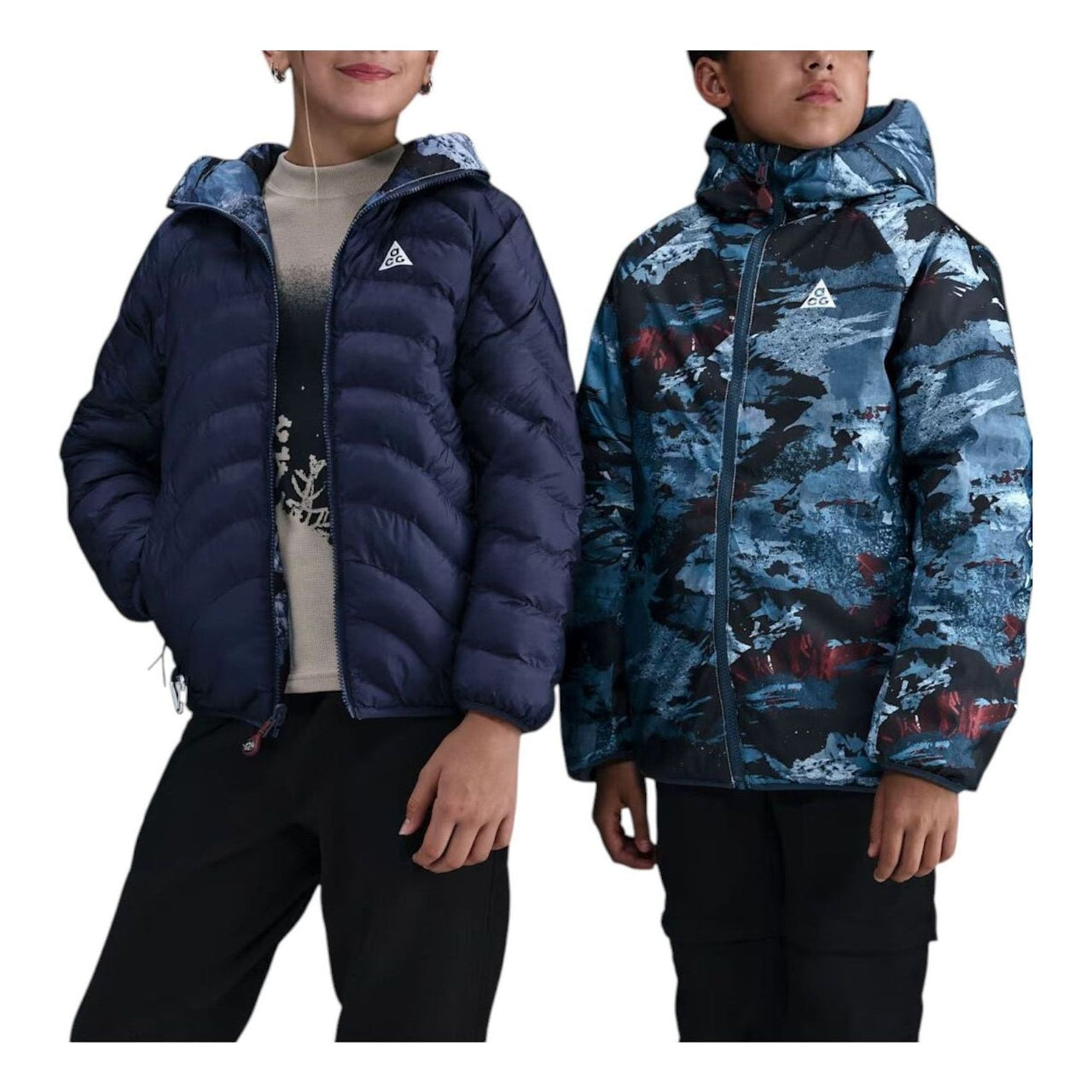 (GS) Nike ACG Lava Flow Therma-FIT ADV Jacket 'Thunder Blue Summit White' HQ9648-437