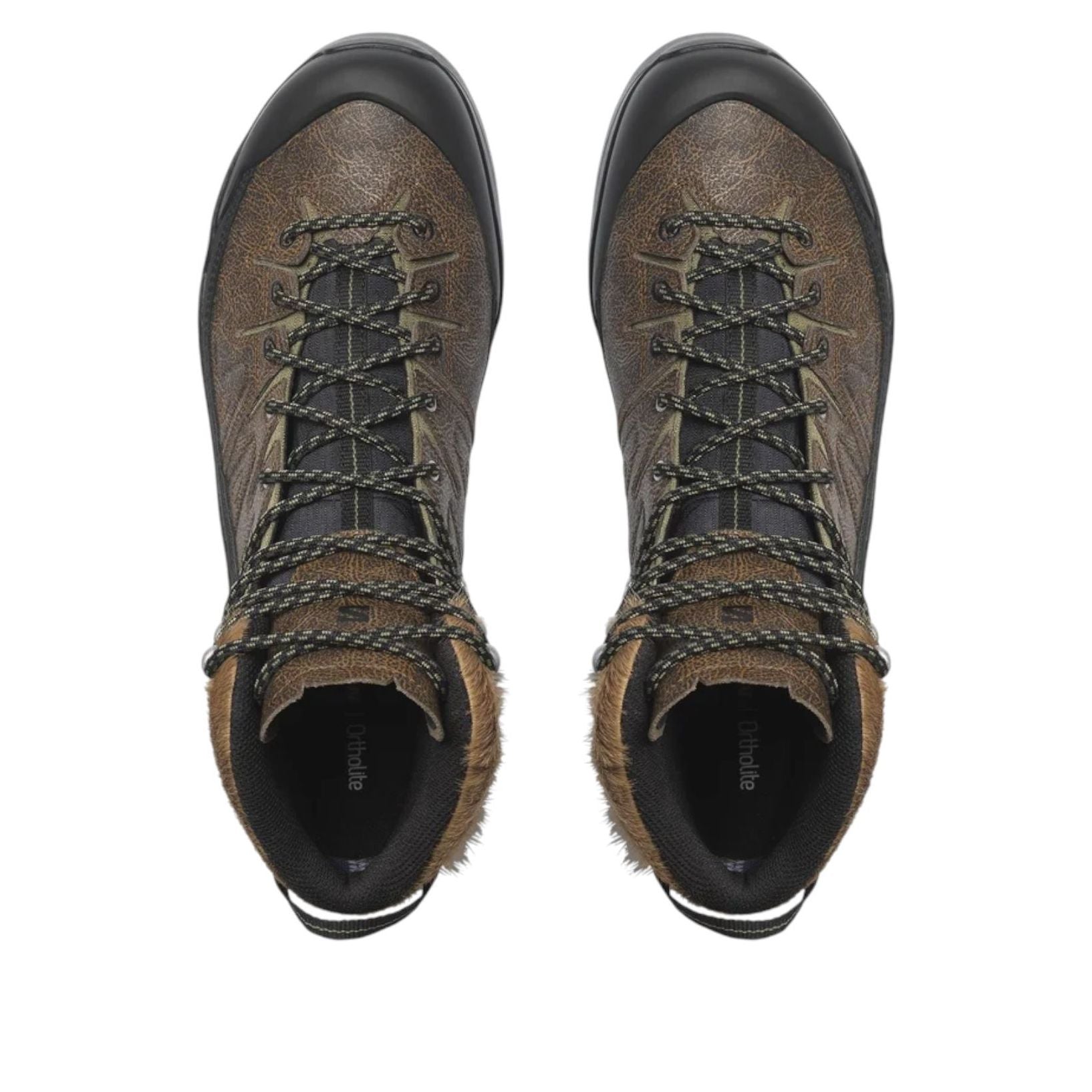 Salomon X-ALP Mid Distressed Leather GTX 'Dark Earth Black' 477959